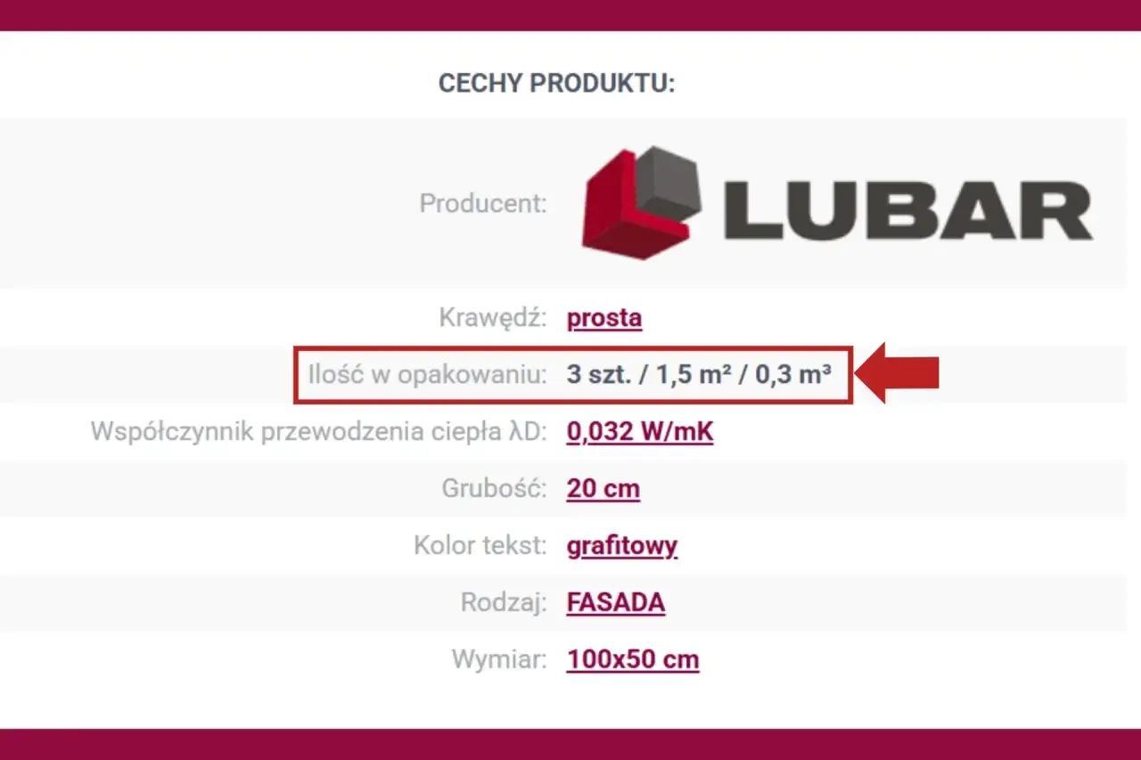 Opakowanie zawiera 3 sztuki, 1,5 m² i 0,3 m³. Zastanawiasz się, ile to metr sześcienny ile to metrów kwadratowych?